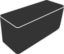 CANE-LINE COVER 13 3-PERS SOFA SORT POLYESTER 231X88X93CM