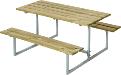 PLUS BASIC BØRNE BORD BÆNKESÆT TRYKIMP. PLANKER 110CM