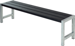 PLUS PLANKEBÆNK SORT 38X44X176CM 185420-15 SAML SELV HUSK EFTERBEHANDLING -Haveindretning Butik 2164202 1623687 primary 1