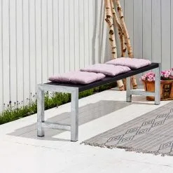 PLUS PLANKEBÆNK SORT 38X44X176CM 185420-15 SAML SELV HUSK EFTERBEHANDLING -Haveindretning Butik 2164203 1623687 1