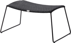 CANE-LINE BREEZE FODSKAMMEL SORT FLET 72X36X36CM