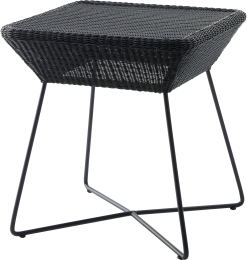 CANE-LINE BREEZE SIDEBORD SORT FLET 50X50CM