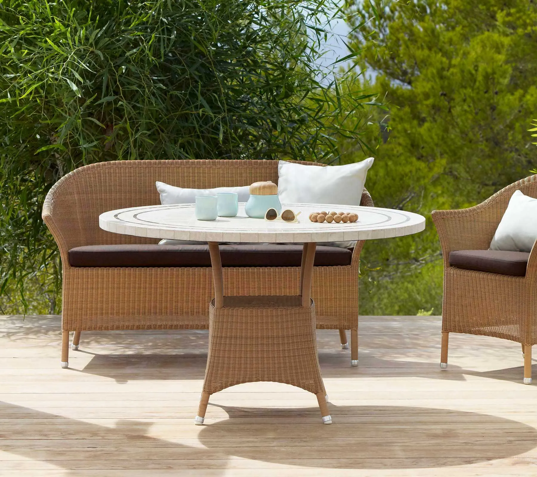 CANE-LINE LANSING SOFA NATUR FLET 145X65X85CM 5 CANE-LINE LANSING SOFA NATUR FLET 145X65X85CM - Billede 3