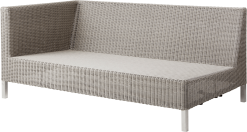 CANE-LINE CONNECT MODULSOFA 2-PERS HØJRE TAUPE FLET 148X64X84CM