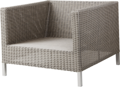CANE-LINE CONNECT LOUNGESTOL TAUPE FLET 84X64X84CM