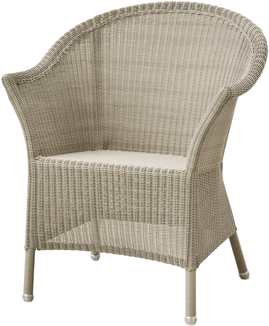 CANE-LINE LANSING STOL TAUPE FLET 4 CANE-LINE LANSING STOL TAUPE FLET - Billede 2