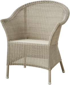 CANE-LINE LANSING STOL TAUPE FLET