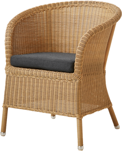 CANE-LINE LANSING SÆDEHYNDE TIL STOL SORT SUNBRELLA NATTE 49X48X7CM -Haveindretning Butik 2164943 9125631 CANE LINE LANSING S25C32586DEHYNDE 2
