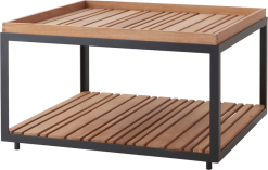 CANE-LINE LEVEL BORDPLADESÆT STOR TEAK