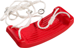 PLUS GYNGESÆDE RØD PLAST UDEN KARABINHAGER 18402-1