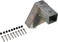 PLUS CUBIC SAMLEBESLAG INKL. SKRUER VARMGALVANISERET TIL GYNGESTATIV