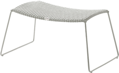 CANE-LINE BREEZE FODSKAMMEL HVIDGRÅ FLET 72X36X36CM