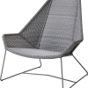 CANE-LINE BREEZE LOUNGESTOL HIGHBACK LYSEGRÅ FLET SÆDE 38 RYG 98CM 2 CANE-LINE BREEZE LOUNGESTOL HIGHBACK LYSEGRÅ FLET SÆDE 38 RYG 98CM -Haveindretning Butik 2165206 9131280 CANE LINE BREEZE LOUNGESTOL