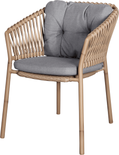 CANE-LINE OCEAN HYNDESÆT T/STOL GRÅ SUNBRELLA NATTE -Haveindretning Butik 2165316 9135551 CANE LINE OCEAN HYNDES25C32586T 2