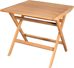 CANE-LINE FLIP KLAPBORD 80X80CM TEAK