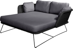 CANE-LINE HORIZON DAYBED INKL GRÅ NATTE HYNDER