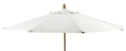 Fog Havemøbler TORINO PARASOL Ø3M NATUR SPUNPOLY 48MM 2 DELT STOK FIBERSUN