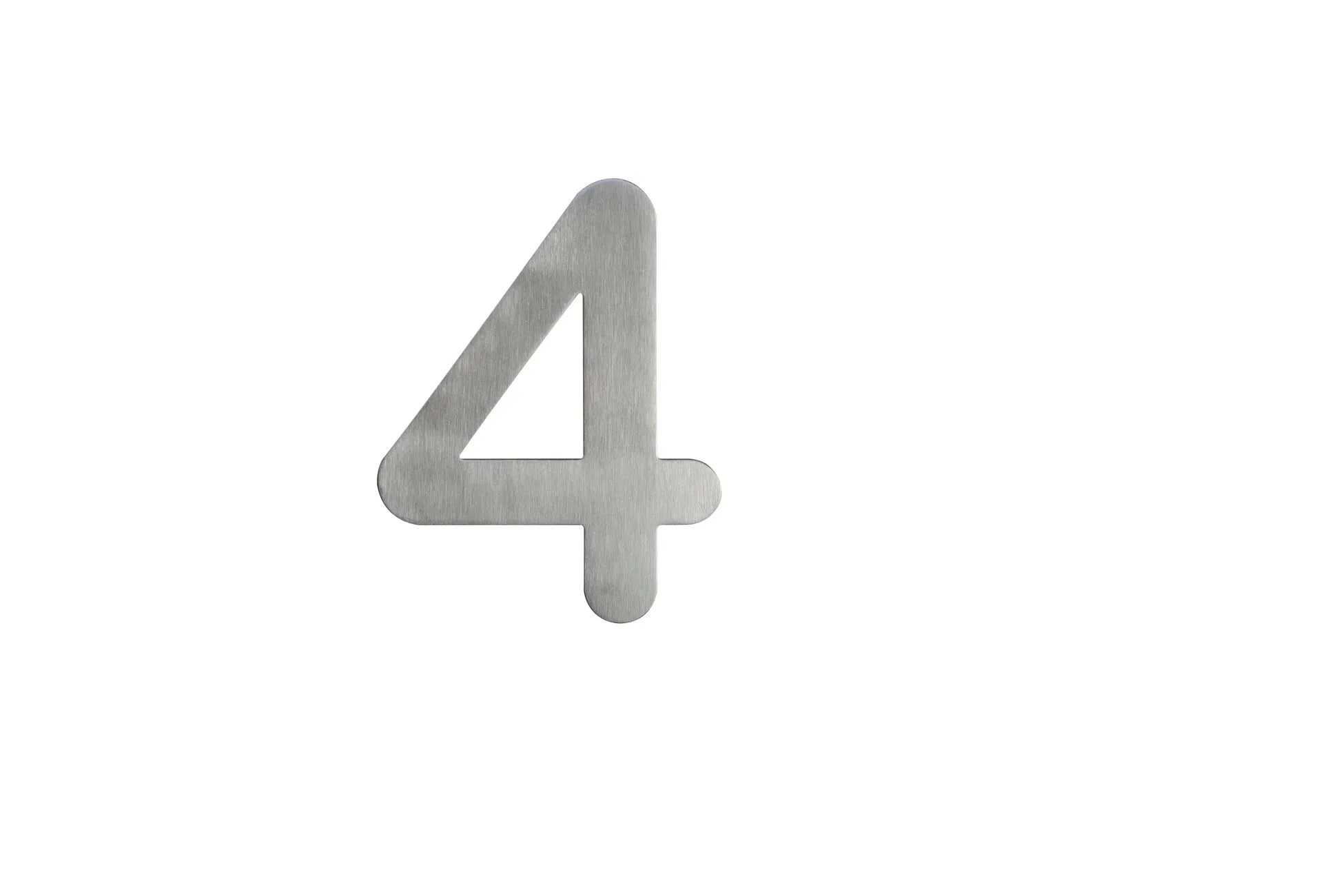 JASA HUSNUMMER "4" HØJDE 140MM RUSTFRI 4 JASA HUSNUMMER "4" HØJDE 140MM RUSTFRI - Billede 2
