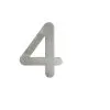 JASA HUSNUMMER "4" HØJDE 140MM RUSTFRI -Haveindretning Butik 25943 1248526 Rustfri25204