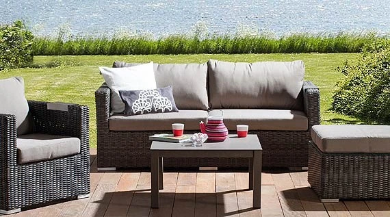 Fog Havemøbler SEVILLA 2,5-PERS. SOFA FLET NATURGRÅ INKL. HYNDER 180X80CM 3 Fog Havemøbler SEVILLA 2,5-PERS. SOFA FLET NATURGRÅ INKL. HYNDER 180X80CM