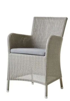 CANE-LINE HAMPSTED SÆDEHYNDE GRÅ SUNBRELLA NATTE 46X43X4CM -Haveindretning Butik 84997 9125647 CANE LINE2520HAMPSTED2520S25C32586DEHYNDE
