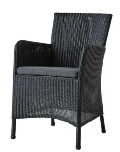 CANE-LINE HAMPSTED SÆDEHYNDE SORT SUNBRELLA NATTE 46X43X4CM -Haveindretning Butik 84998 9125649 CANE LINE2520HAMPSTED2520S25C32586DEHYNDE