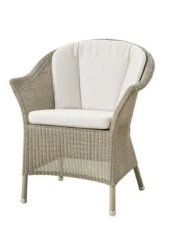 CANE-LINE LANSING RYGHYNDE TIL STOL HVID SUNBRELLA NATTE -Haveindretning Butik 85560 9125633 CANE LINE2520LANSING2520RYGHYNDE