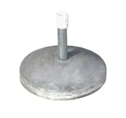 IBF PARASOLFOD BETON 12,3X55X6,3CM GRÅ MED Ø55MM RØR OG PVC TILPASNING